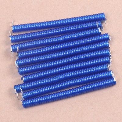 检具专用标准件配件蓝 红 黄 绿 黑 白 PU伸缩钢丝500挂绳弹簧绳