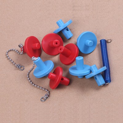 汽车检具标准件配件红色蓝色 8mm 10mm 带链子塑料基准保护盖