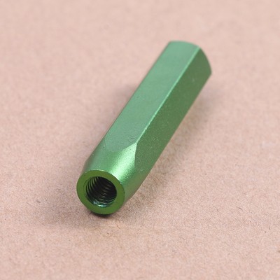 汽车检具标准件配件检测定位销连体六角M5M6单头红绿螺纹铝手柄