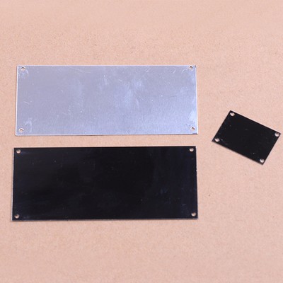 汽车检具标准件配件 32*25 110*50 白底黑底铝制基准坐标标示铭牌